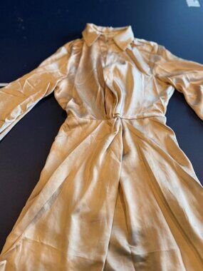 NWT By together dress gold Size S